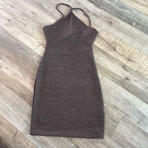 White Fox Boutique
Leaving So Soon mini Dress
Chocolate size xs